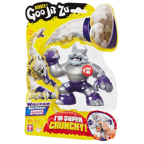 Игрушка-фигурка тянущаяся GooJitZu Гуджитсу Вулфпейн