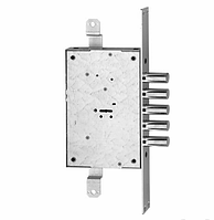 Замок врезной сувальдный ISEO 612D TBLL 15, без защелки, перекодировка, 1+5+5+5 ключей, сервисный ключ