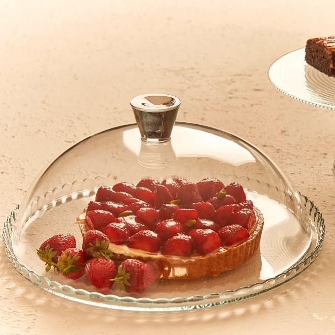 Блюдо для торта с крышкой Pasabahce Patisserie 32см (95198)