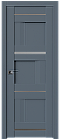 Дверь межкомнатная царговая 12U Антрацит, 600