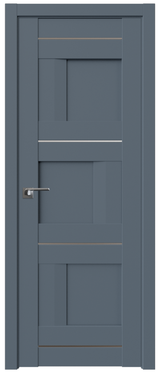 Дверь межкомнатная царговая 12U Антрацит, 600 - фото 1 - id-p79791566