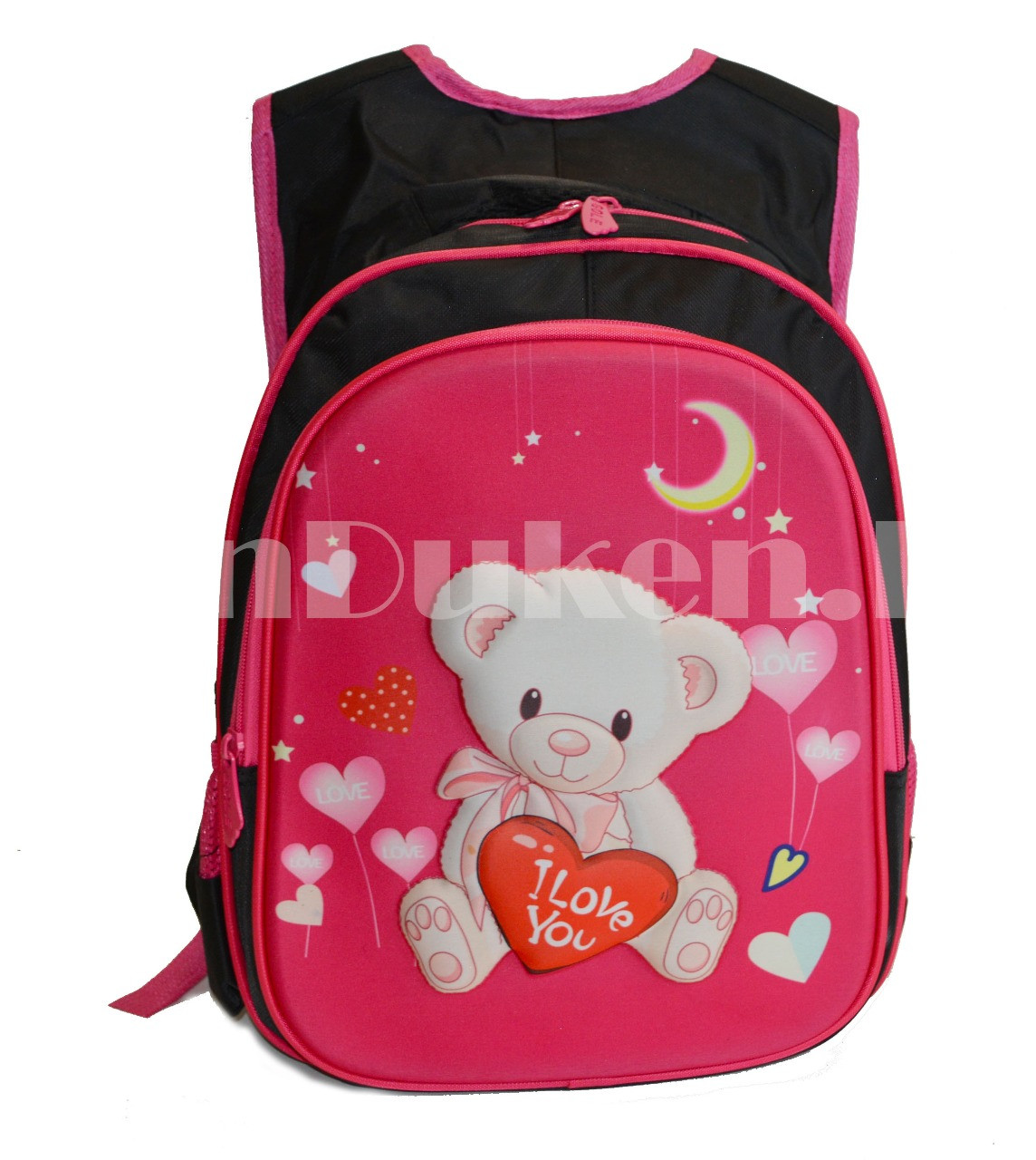 Рюкзак с ортопедической спинкой подростковый Мишка Gole розовый - фото 10 - id-p79792678