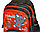 Рюкзак с ортопедической спинкой детский со светоотражателями и с очками Мишка JinRong F 50 красный, фото 10