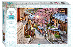 Step Puzzle: пазл 1000 деталей  "Япония. Улица в Киото"