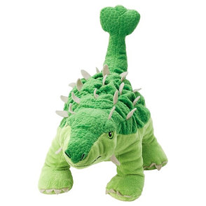 ЙЭТТЕЛИК Мягкая игрушка, яйцо/динозавр, Анкилозавр, 37 см, фото 2