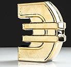 Копилка Евро булат золото 18 см, фото 2