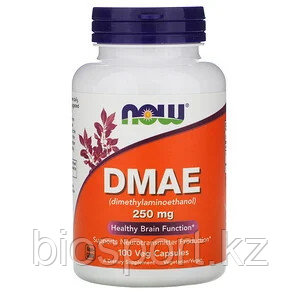 Now Foods, DMAE, 250 мг, 100 капсул