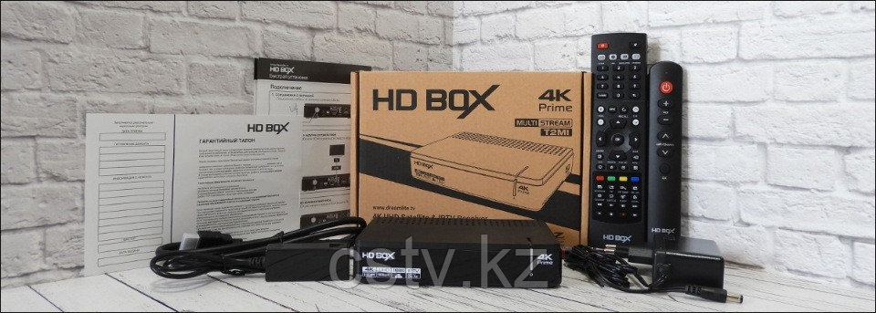 Спутниковый ресивер HD BOX 4K Prime - фото 1 - id-p79844631
