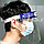 Щиток защитный лицевой прозрачный козырек медицинский экран на резинке Face Shield, фото 10