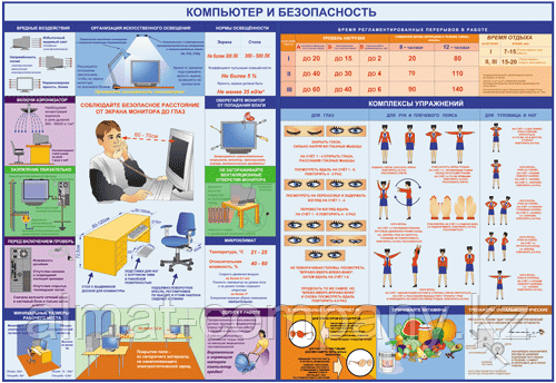 Стенд "Компьютер и безопасность" - фото 1 - id-p79846457
