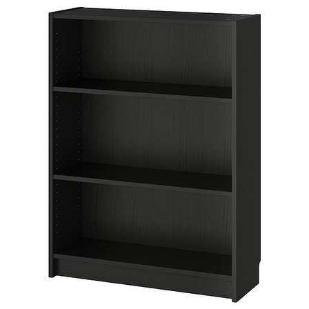 Стеллаж БИЛЛИ черно-коричневый 80x28x106 см ИКЕА, IKEA, фото 2