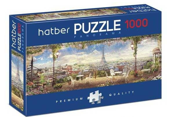Hatber Панорамный пазл "Парижские каникулы", 1000 элементов