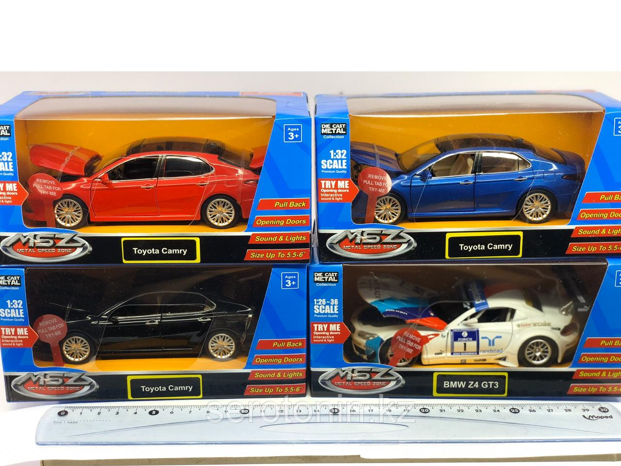 Металлические машинки с открывающими дверями, фото 1