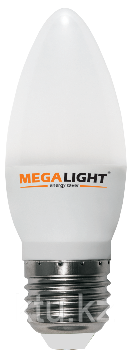 LED ЛАМПА C37 "Свеча" 10W 900Lm 230V 6500K E14 MEGALIGHT (10/100)