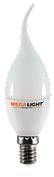 LED ЛАМПА CF37 "Свеча на ветру" 7W 630Lm 230V 4000K E14 MEGALIGHT (10/100)