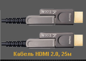Кабель HDMI 4K 2.0 Optic 25 метров