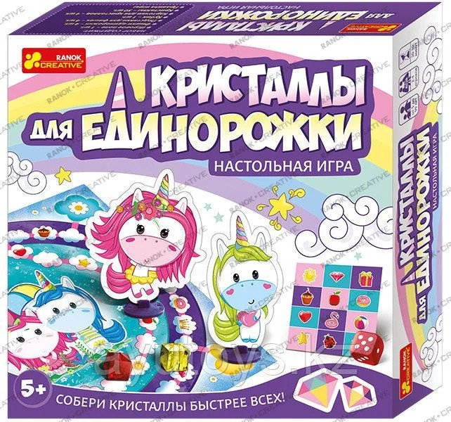 Настольная игра: Кристаллы для единорожки