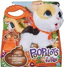 Игрушка большой питомец какающая кошка на поводке Hasbro FurReal Poopalots
