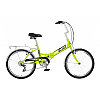 Велосипед NOVATRACK 20" складной, TG 30, зеленый, 6 скор. POWER, тормоз V-Brake, багажник