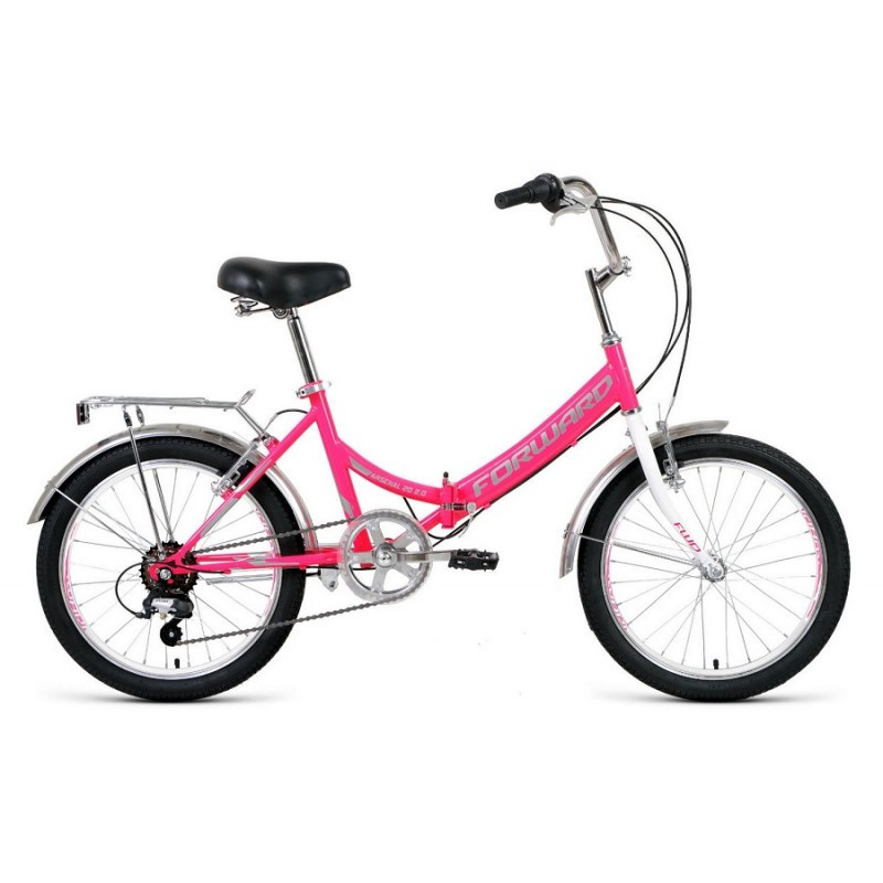 Велосипед FORWARD ARSENAL 20 2.0 скл. (20'' 6ск.) розовый / серый /, RBKW0YN06007 - фото 1 - id-p79875817