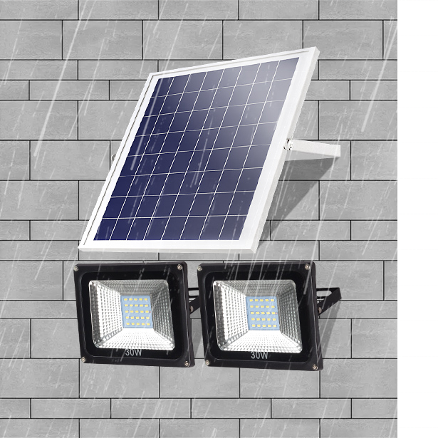 Прожектор на солнечной батарее 60 ватт LED для наружного и внутреннего освещения - фото 3 - id-p79876197