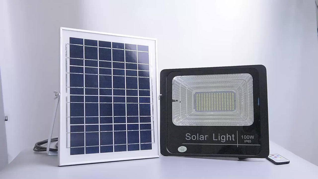 Прожектор на солнечной батарее 60 ватт LED для наружного и внутреннего освещения - фото 7 - id-p79876197
