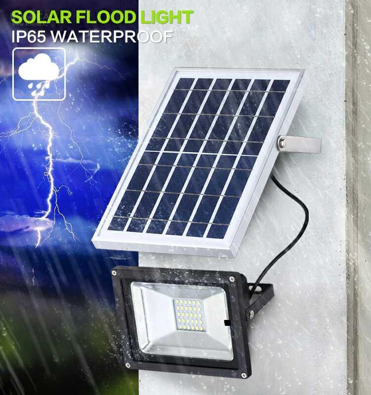 Прожектор на солнечной батарее 100 ватт LED для наружного и внутреннего освещения - фото 4 - id-p79878725