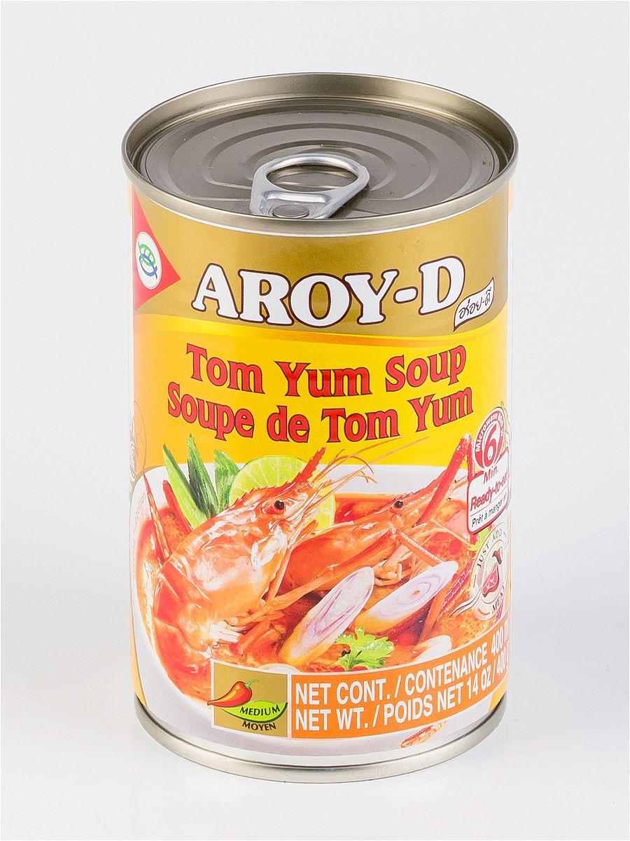 Суп Том Ям ,AROY-D .400 гр ж/б