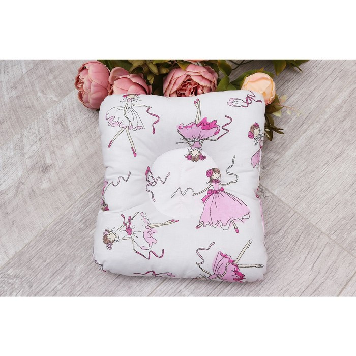 Подушка для кормления и сна Baby joy, размер 26 × 28 см, принт амели