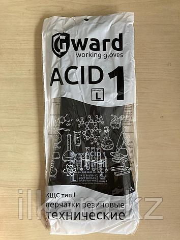 Перчатки резиновые технические, КЩС тип 1, Gward ACID 1, фото 2