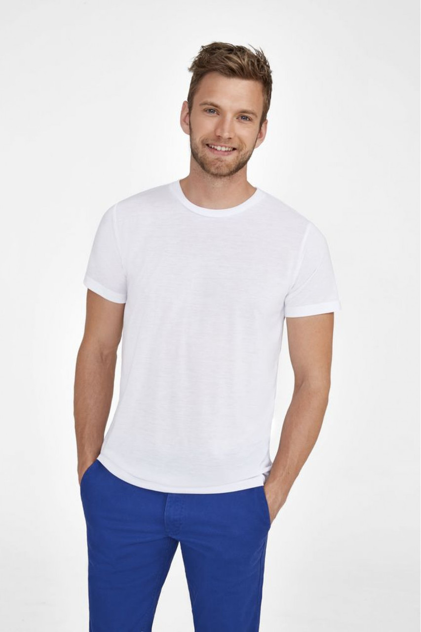 Футболка для сублимации Прима-Cool and Dry "Unisex" цвет: белый, размер: 54(2XL)