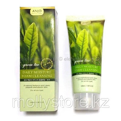 Пенка ANJO Green Tea Moisture Foam Cleansing 100мл.
