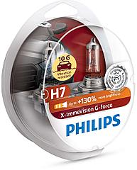 Галогеновые лампы Philips H7 X-tremeVision G-force +130%