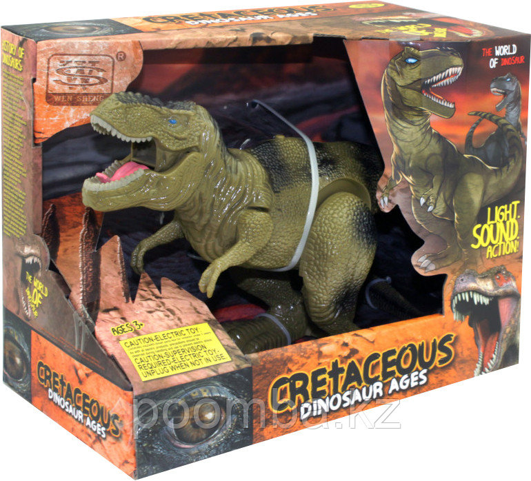 Динозавр "Тиранозавр", световые и звуковые эффекты
