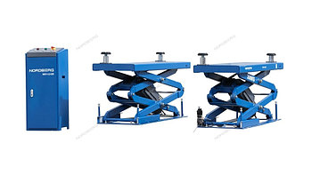 ПОДЪЕМНИК ножничный 3,5т, с встроенными адаптерами для SUV автомобилей, 380В