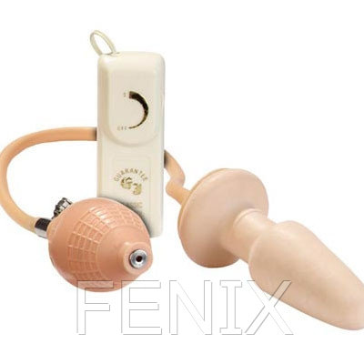 Анальная вибропробка с расширителем Butt Plug Vibrator With Pump
