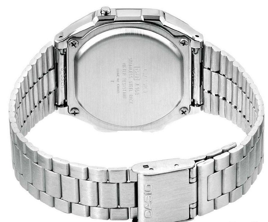 Японские Электронные наручные часы "Casio" A-168WA-1W. Оригинал 100%. Классика. Монтана. Подарок. - фото 6 - id-p79916781