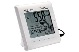 CEM DT-802 анализатор воздуха с часами