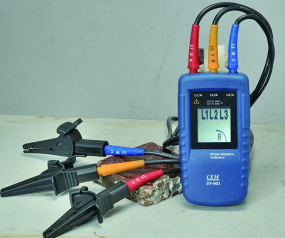 CEM DT-901 индикатор порядка чередования фаз