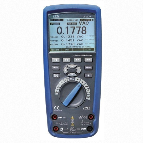 CEM DT-9979 цифровой мультиметр в двойном пластиковом корпусе, IP67, True RMS - фото 1 - id-p79917332