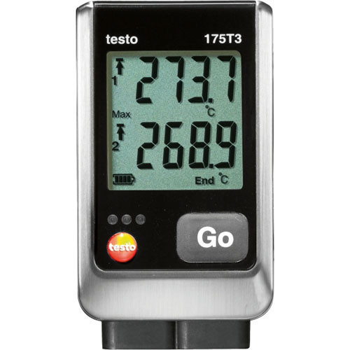 Testo 175 T3 2х-канальный логгер данных температуры с разъемами для внешних зондов (т/п типов Т и К) Testo 1