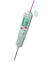 Testo 826-T4 - Инфракрасный термометр с лазерным целеуказателем и проникающим пищевым зондом ( 6:1)ВгосреестРК