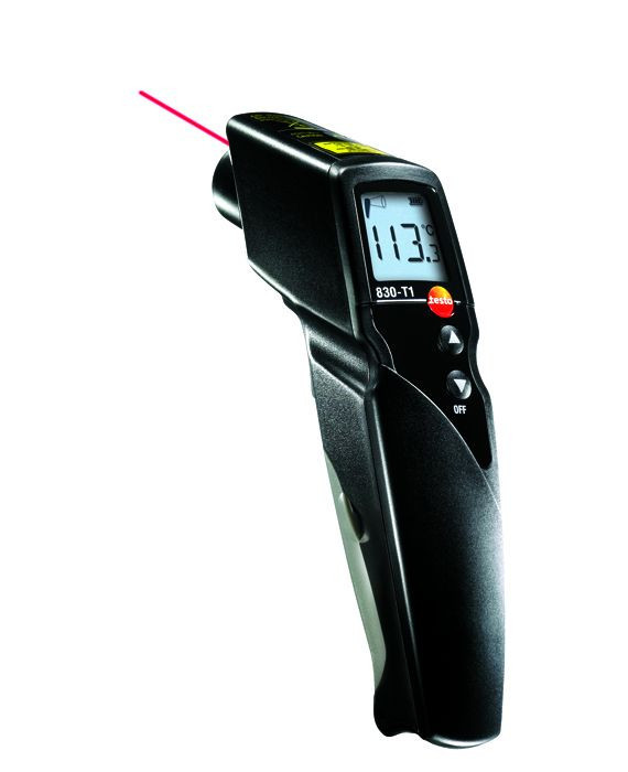 Testo 830-T1 - Инфракрасный термометр с лазерным целеуказателем (оптика 10:1) В Госреестре РК)
