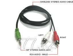 Кабель Jack 3,5 мм-RCA x2 1.2 м