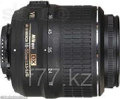 Объектив Nikon AF Nikkor 18-55mm f/3.5-5.6G AF-S DX VR - фото 2 - id-p79919140