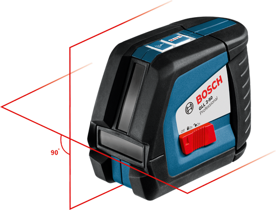 Линейный лазерный нивелир  Bosch GLL 2-50 Professional + BM1 (новый) + L-Boxx