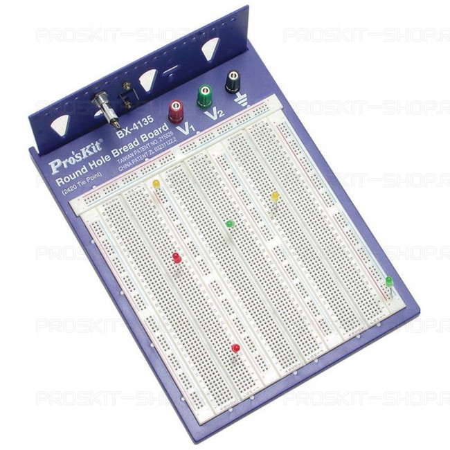 BX-4135 Pro'sKit Плата макетная (243х183мм, 2420 отверстий)