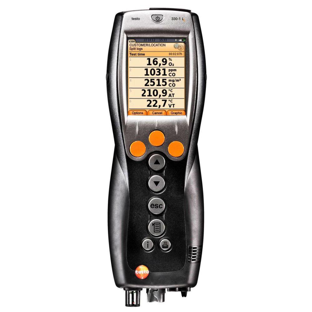 Комплект Testo 330-1 LL BT+мультиметр Testo 760-2 с магнитным креплением, кейс