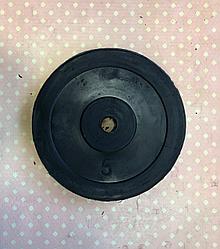 Резиновые блины для штанги грифа (диски) фитнес 5 кг (2 шт)