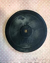 Резиновые блины для штанги грифа (диски) фитнес 10 кг (2 шт)